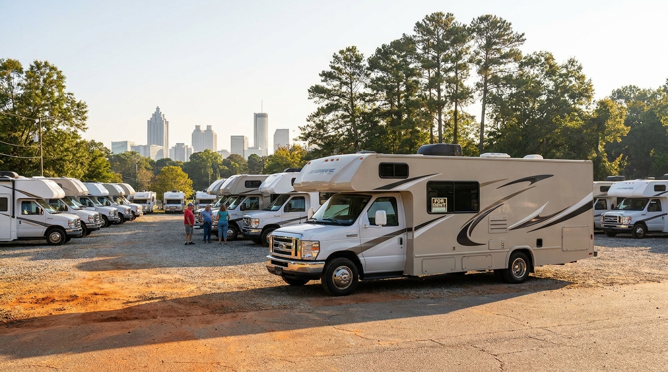 Map for Airport RV Rental Comparison in Atlanta - Pickup Suppliers 2026